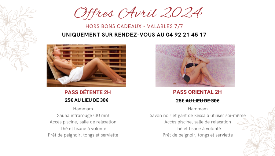 Offres avril 2024 Excellence Spa Chorges 05