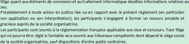 jeu6 concour noel 2025 reglement